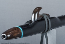 Nigerian Ebony Native American Flute, Minor, Mid F#-4, #J11H